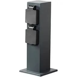 Столбик парковый Kanlux Nasto 2SOC FR B с розетками (36586)