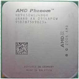 Процесор AMD Phenom X4 9650 (HD9650WCJ4BGH) (Socket AM2+, 4T, 2.3 ГГц, Tray) Б/в
