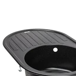Кухонна мийка Lidz 780x500/200 BLM-14 (LIDZBLM14780500200), Чорний - мініатюра 5