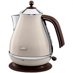 Електрочайник DeLonghi KBOV 2001 beige 1.7 л (00000009922) - мініатюра 2