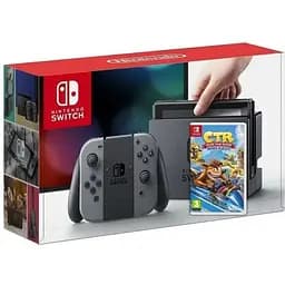 Nintendo Switch Gray + Гра Crash Team Racing Nitro-Fueled