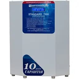 Стабилизатор напряжения тиристорный Укртехнология Standard 7.5 7500 Вт 220 В стабилизация 140-265 16 ступеней