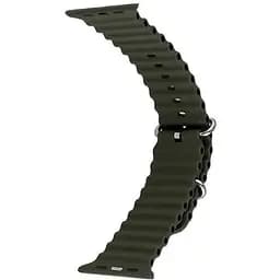 Ремешок Apple Watch Silicone Ocean Band Ultra 42/44/45/46/49 мм Dark Olive