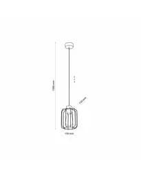 Підвісний світильник TK Lighting 4714 Galaxy E27 1x15W IP20 - мініатюра 3