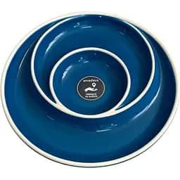 Блюдо AMADEUS круглое для сервировки из фаянса синего цвета диаметр 32 см Франция (157881)