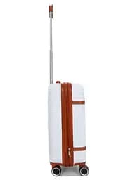Валіза маленька S ABS-пластик Worldline Airtex 629 56×36×22см 38л Біла - мініатюра 8