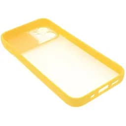 Чохол UFT для iPhone 12 mini силіконовий зі шторкою, що захищає камеру Yellow - мініатюра 3