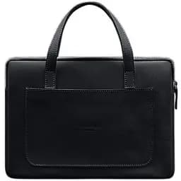 Кожаный чехол BlankNote с ручками для ноутбука 13 дюйм Черный