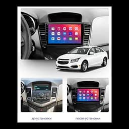 Штатний головний пристрій EasyGo CV908-G10 9inch Chevrolet Cruze 2009-2017 - мініатюра 2