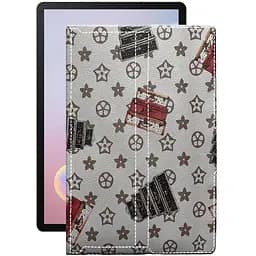 Чохол StatusCASE з екошкіри для планшету Samsung Galaxy Tab S6 10.5 Луі-Вітон-білий