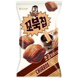 Хрустящие чипсы Orion Turtle Chips Choco Churros со вкусом шоколадного чуроса 80 г