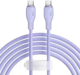 Кабель Baseus Pudding Series Fast Charging Cable Type-C to Type-C 100W 2m P10355702511-01 Purple