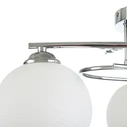 Люстра стельова Brille класична в зал E27 60W CH (LK-651C/4) - мініатюра 7