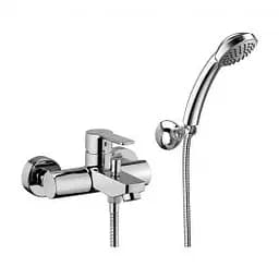 Смеситель для ванны Paffoni Red с регулируемым душевым гарнитуром chrome RED023CR, Хром