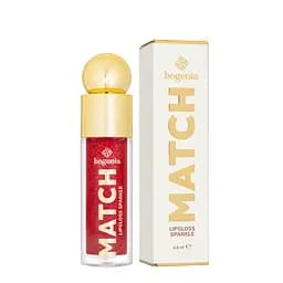 Блеск для губ Bogenia Match Lipgloss Sparkle с шимером устойчивый (BG712), 08 Малиновый