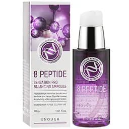 Сироватка для обличчя Enough 8 Peptide Sensation Pro Balancing Ampoule Пептиди, 30 мл
