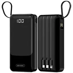 Портативний зарядний пристрій Ven-Dens 20000 мАг вбудований кабель x 4 USB C 6 виходів тип C 15W