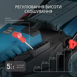 Газонокосарка електрична Konner & Sohnen KS 38LM-BL 1400В 38 см (KS 38LM-BL) - мініатюра 8