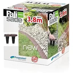 Палісад садовий Prosperplast Flat 3.8 м коричневий - мініатюра 2
