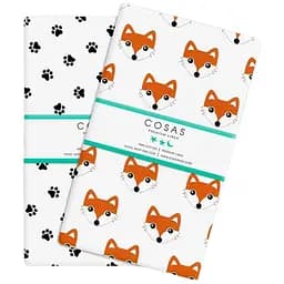 Набір наволочок Cosas Fox paws 50х70 см теракотовий (SetPillow_Fox_Paws_50х70)