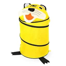 Кошик для іграшок "Тигр" Bambi M 1039(Yellow-1) діаметр 37 см, висота 47/57 см, з кришкою