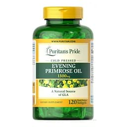 Жирні кислоти Puritan's Pride Evening Primrose Oil 1300 mg 120 капсул
