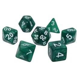 Набір кубиків Pearl 7 Dice Set - Dark Green , 7 шт. (g7dpearl05)