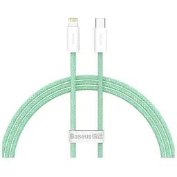 Дата кабель USB-C to Lightning 2.0m 20W green Baseus (CALD000106)