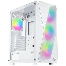 Корпус 2E Gaming Aruba (G3313W), белый, без БП, Mid Tower, для ATX/Micro ATX/Mini ITX, 1xUSB 3.0/2xUSB 2.0, макс. CPU – 165