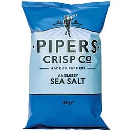 Чипси Pipers Crisps з морською сіллю 150 г (916193)