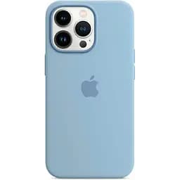 Чехол Silicone Case with MagSafe для Apple iPhone 13 Pro Max Blue Fog AAA [85760]