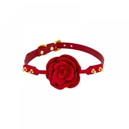 Кляп у формі Троянди червоний Rose Ball Gag Upko