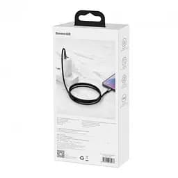 Кабель Baseus Tungsten Gold Fast Charging Cable Type-C to Lightning PD 20W 1m CATLWJ-01 Black - мініатюра 4