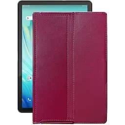 Чехол StatusCASE из экокожи для планшета Blackview Tab 10 Pro Бордовый