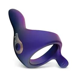 Эрекционное кольцо с вибрацией Hueman Viberende Strap-On Ring силикон, аккумулятор, регулируемая посадка