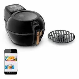 Аерогриль Tefal ActiFry & Grill Genius 1500 Вт чорно-золотий (FZ775810) - мініатюра 2