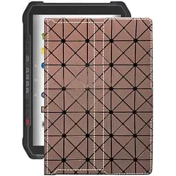 Чехол StatusCASE из экокожи для планшета Speedata SD100 Orion Коричневый ромб