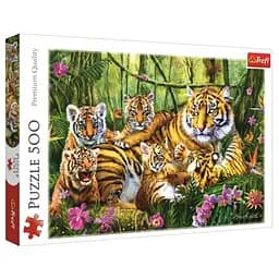 Пазл Trefl Сім'я тигрів 500 ел. (37350)