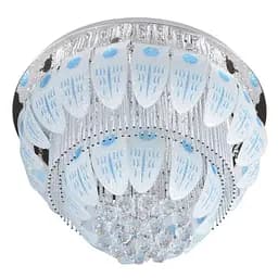 Люстра Brille стельова кришталева з пультом LED E14 40W WH (BCL-640C/6)