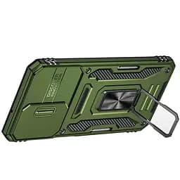 Ударостійкий чохол Camshield Army Ring для Samsung Galaxy A14 4G/5G Оливковий / Army Green - мініатюра 4