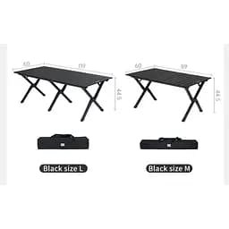 Складаний стіл Naturehike Star Jane T01 CNK2550JJ018, 119х60 см, вуглецева сталь, чорний - мініатюра 3
