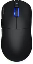 Миша бездротова Hator Quasar 3, Black, Bluetooth / 2.4GHz / USB, оптична (сенсор PixArt PMW 3311), до 12000 dpi, 35G, перемикачі Hator Optical 100M / Huano 3M, акумулятор 600 mAh (HTM730)