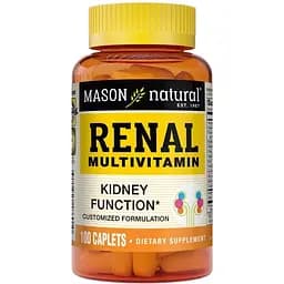 Мультивітаміни для нирок Mason Natural Renal Multivitamin 100 каплет