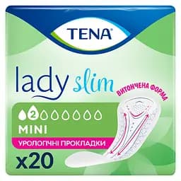 Урологічні прокладки Tena Lady Slim Mini 20 шт.