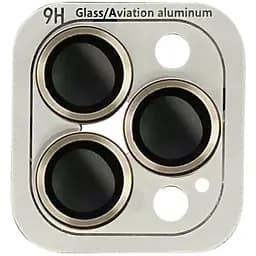 Захисне скло на камеру Epik Metal Classic Gold для Apple iPhone 12 Pro Max в упаковці золоте