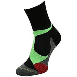 Носки Comodo RUN4 43-46 L Черный/Зеленый (COMO-RUN-4-02-4346)