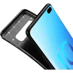 Чохол-накладка Toto TPU Carbon Fiber 1.5 mm Case Samsung Galaxy S10+ Dark Blue - мініатюра 3
