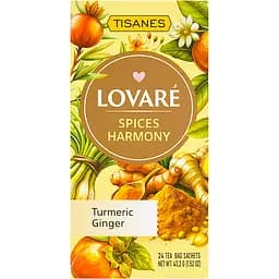 Чай Lovare Tisanes Spices Harmony бленд трав’яного чаю зі спеціями та плодами 43.2 г (24 шт. х 1.8 г) - мініатюра 3