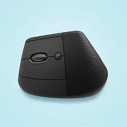Миша бездротова Logitech Lift Vertical Ergonomic Graphite (910-006474) - мініатюра 4
