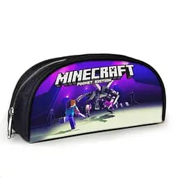 Пенал школьный Minecraft 23х10х8 см с принтом для мальчика (02838)